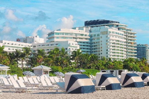 Miami hotel and beach